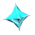 slowly spinning 3d star