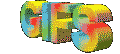 colorful 3d text that says 'GIFS'