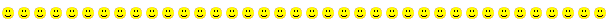 bouncing yellow smiley faces divider
